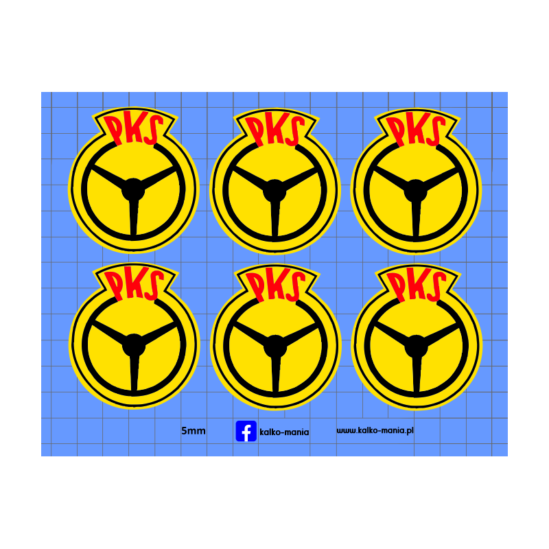 big pks logo oznaczenia zestaw kalkomania 1:43