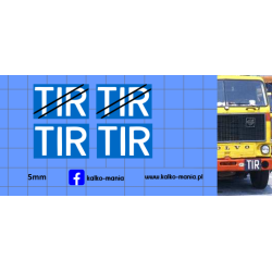 TIR TABLICA VOLVO MERCEDES...