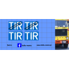 TIR TABLICA VOLVO MERCEDES kalkomania 1:24