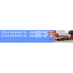 JELCZ 417 STRAZ OSP NACZEPA...