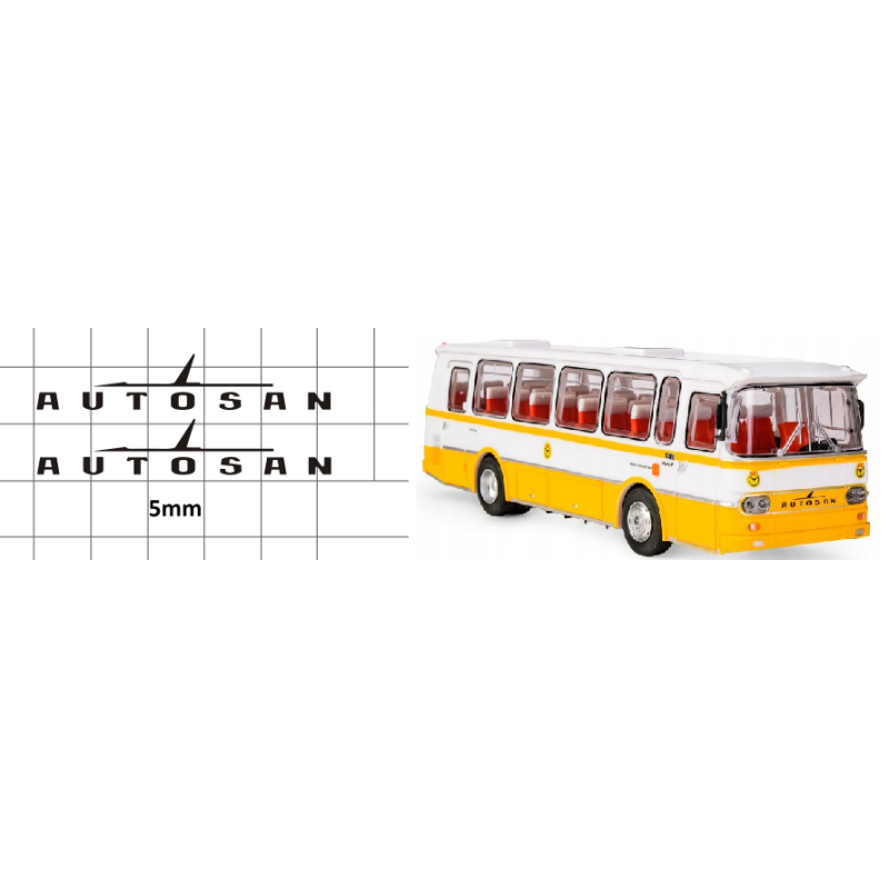 copy of autosan biuro podrozy almatur kalkomania 1:43