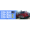 jelcz 005 star straż osp pszczolki kalkomania 1:43
