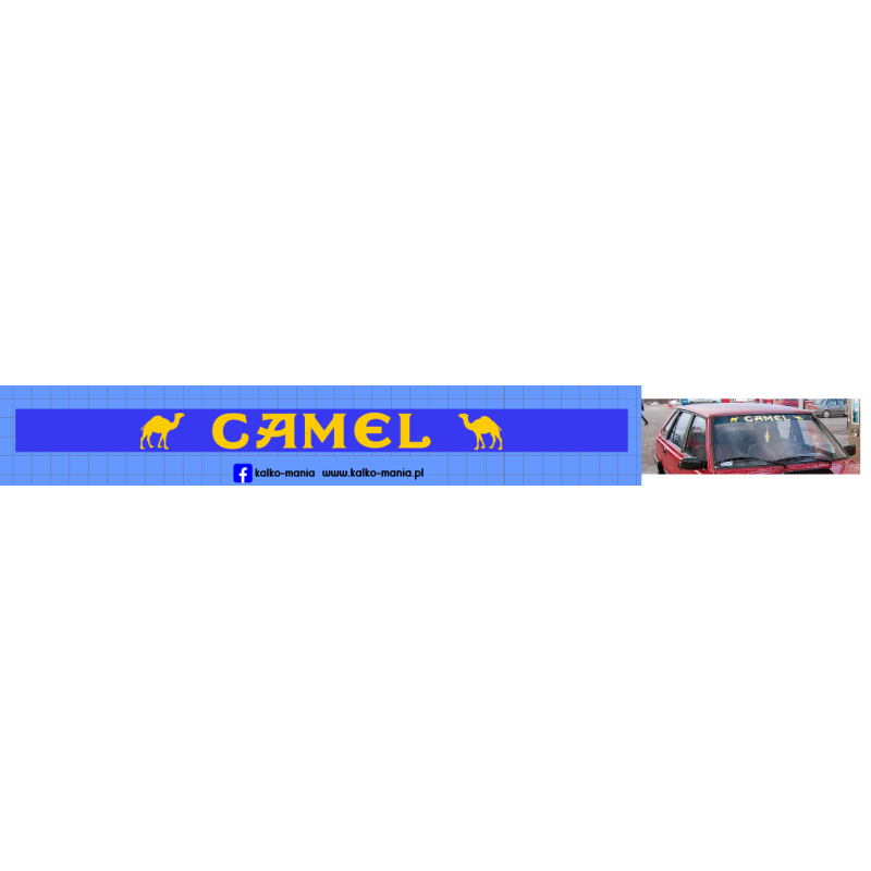 blenda na szybe camel polonez kalkomania 1:8