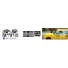 fiat 125p taxi 1313 zmiennicy kalkomania 1:8