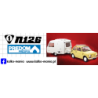 przyczepa n126 niewiadow fiat 126p kalkomania 1:8