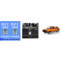 taxi poznan polonez fiat...