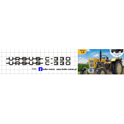 ursus c-330 logo kalkomania...