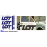 fiat 126p lot okecie lotniskowy 1 kalkomania 1:18