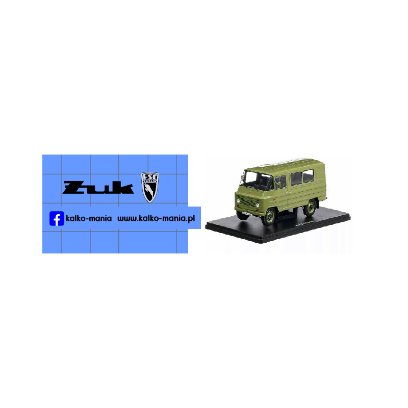 zuk logo kalkomania 1:24