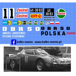 lancia stratos rajd polski...