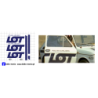 fiat 126p lot lotniskowy kalkomania 1:24