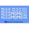 milicja zestaw bialy kalkomania 1:24