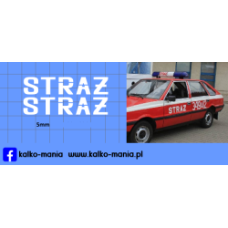 straz logo fiat 125p...