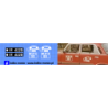 fiat 125p taxi 1313 zmiennicy czerwony kalkomania 1:24