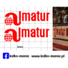 autosan biuro podrozy almatur kalkomania 1:43