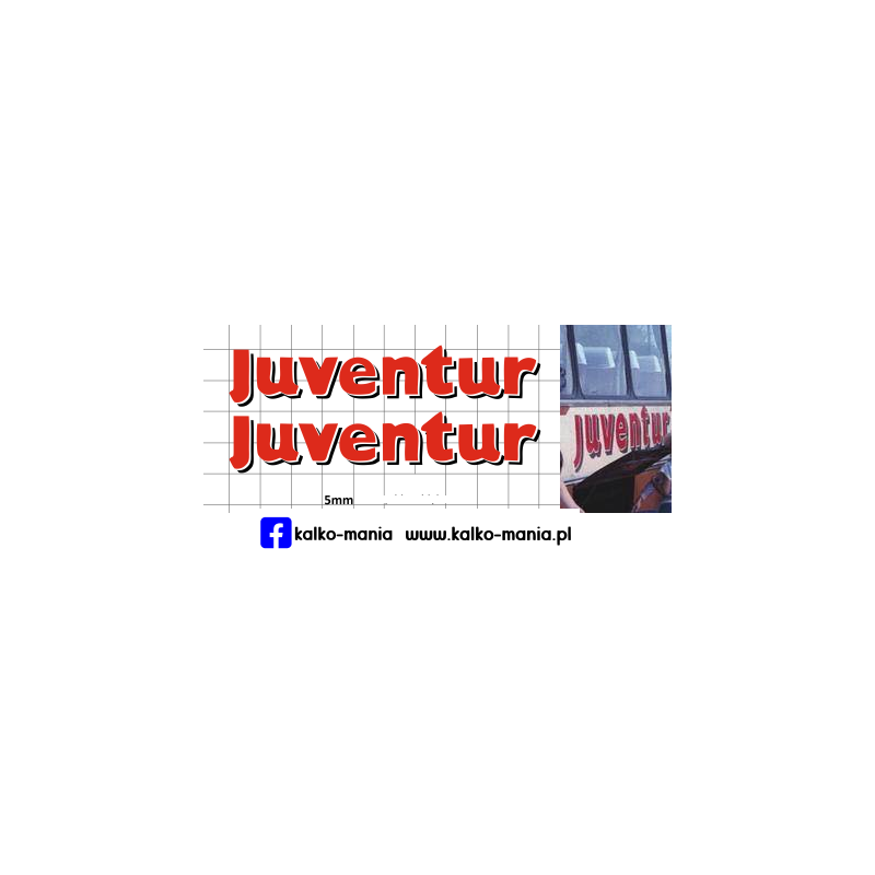 autosan biuro podrozy juventur kalkomania 1:43