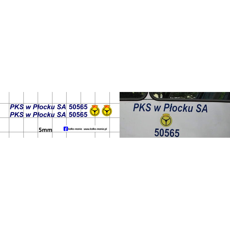 autosan jelcz pks w plocku kalkomania 1:43