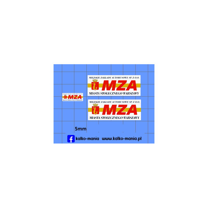 ikarus jelcz mza warszawa logo kalkomania 1:43