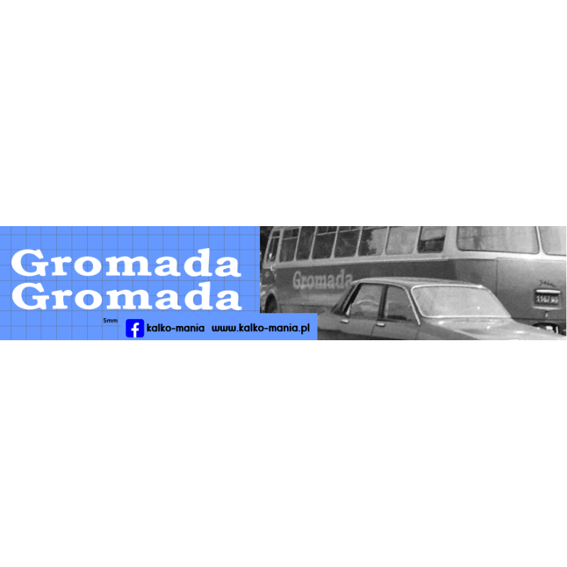 jelcz biuro podrozy gromada kalkomania 1:43