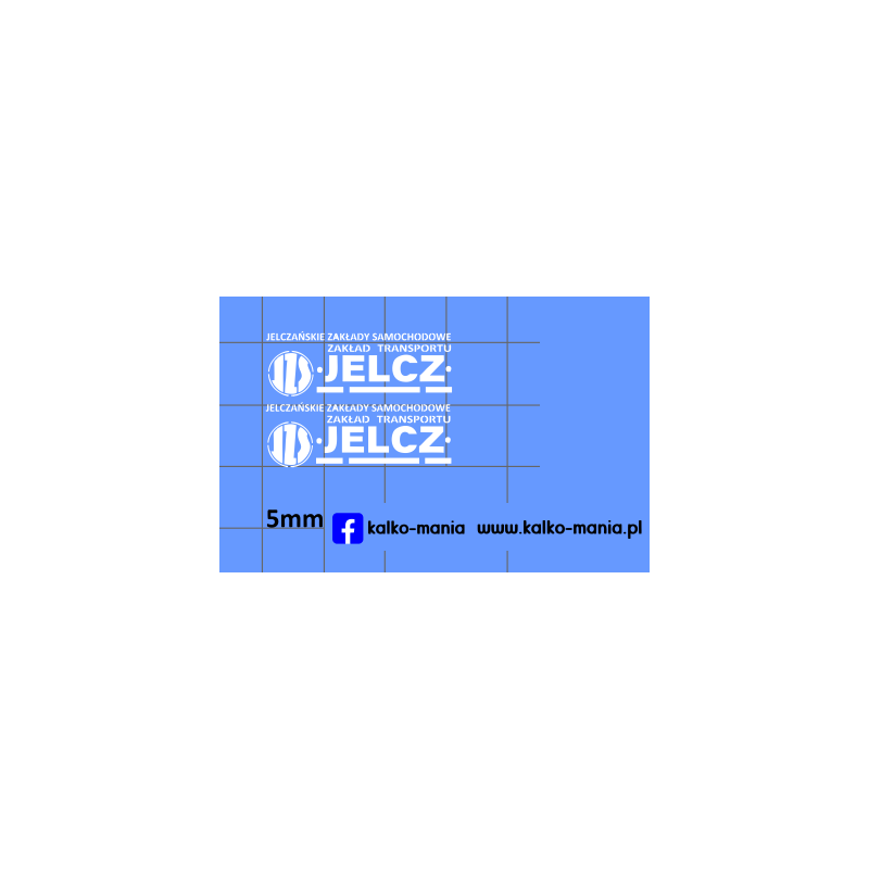 jelcz jzs zaklad transportu kalkomania 1:43