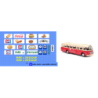 jelcz mex barobus bar u zdzicha kalkomania 1:43