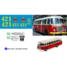 jelcz mex mpk krakow kalkomania 1:43
