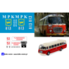 jelcz mex mpk lodz daleko od szosy kalkomania 1:43