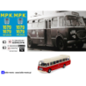 jelcz mex mpk poznan kalkomania 1:43