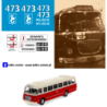 jelcz mex warszawa kalkomania 1:43