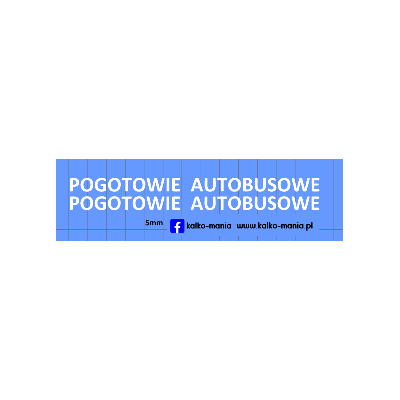 jelcz pogotowie autobusowe kalkomania 1:43