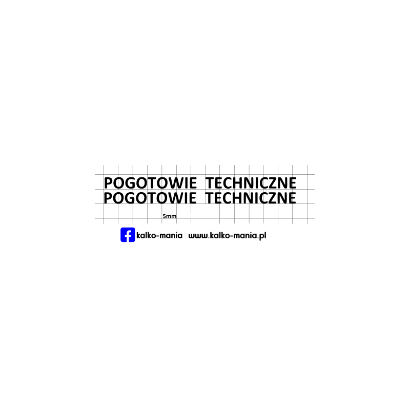 jelcz pogotowie techniczne kalkomania 1:43