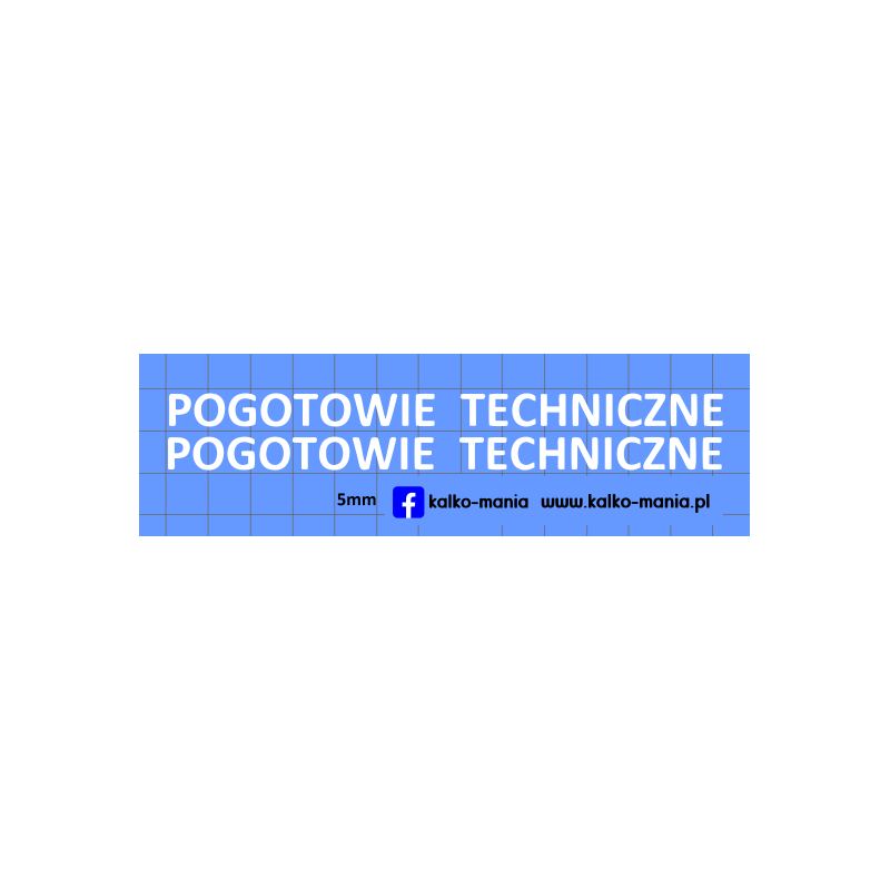 jelcz pogotowie techniczne kalkomania 1:43