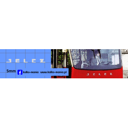jelcz pr logo kalkomania 1:43