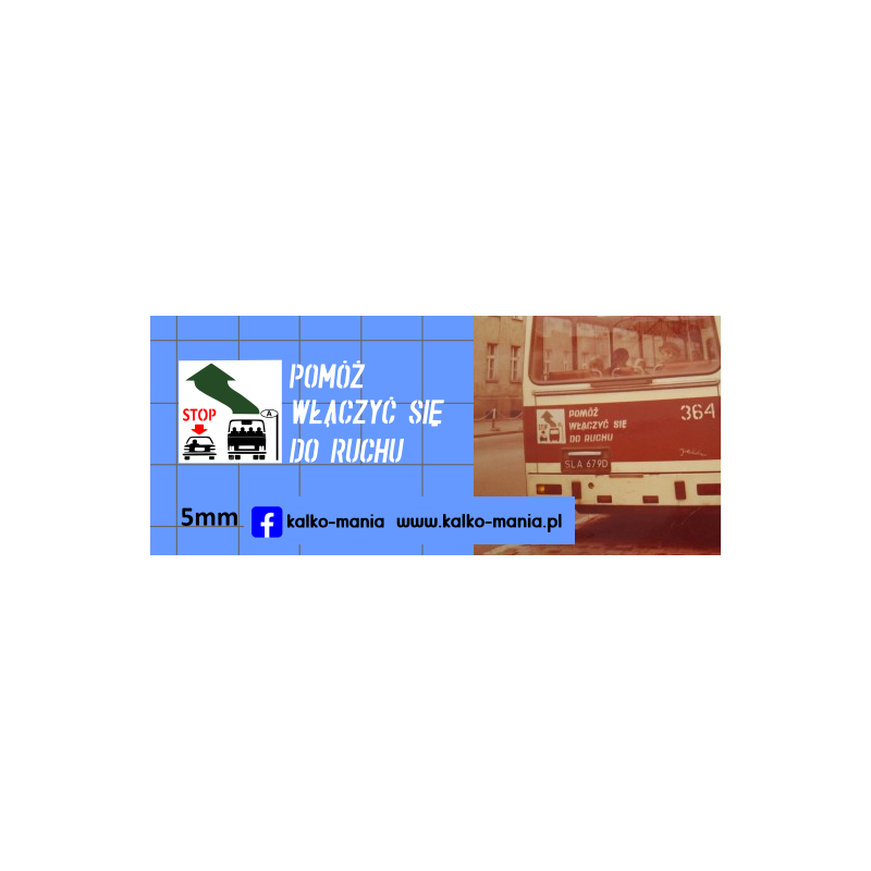 jelcz pr pomoz wlaczyc sie do ruchu kalkomania 1:43
