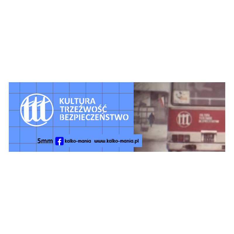 jelcz ttt kultura trzezwosc bezpieczenstwo kalkomania 1:43