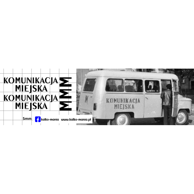 nysa komunikacja miejska myslenice kalkomania 1:43