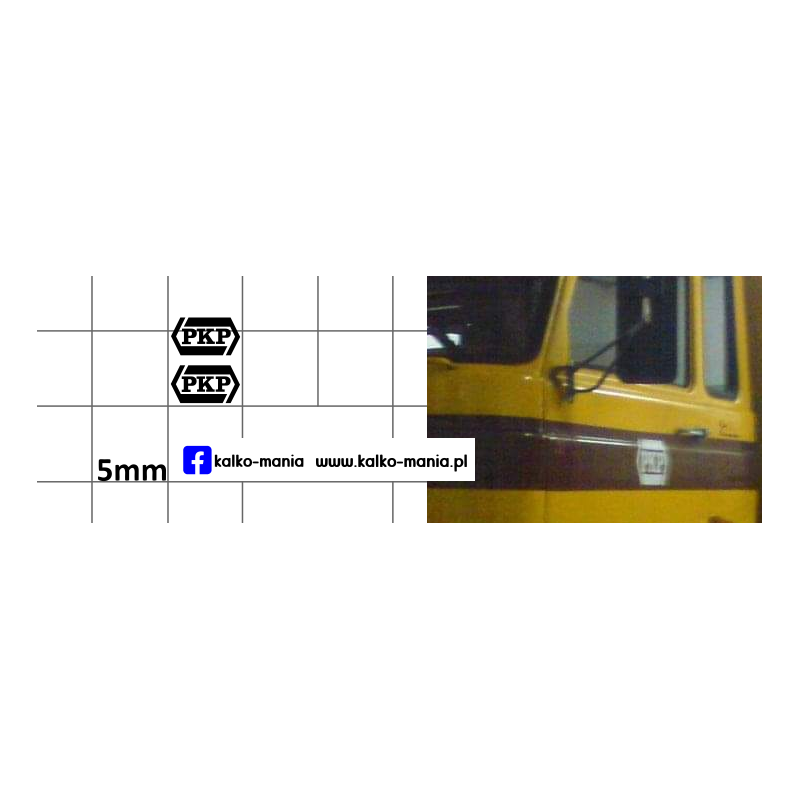star pkp logo kalkomania 1:43