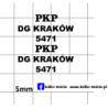 warszawa m20 drezyna krakow kalkomania 1:43
