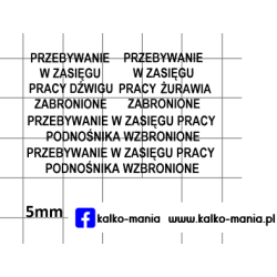 dzwig ostrzezenia...