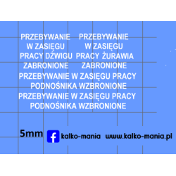 dzwig ostrzezenia...