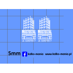 mostostal krakow kalkomania...