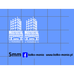mostostal slupca kalkomania...