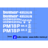 podnosnik koszowy bumar pm18p kalkomania 1:43