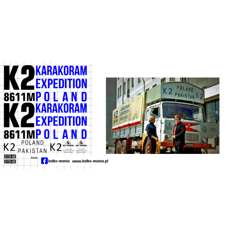 jelcz 315 ekspedycja k2 pakistan karakorum kalkomania 1:43