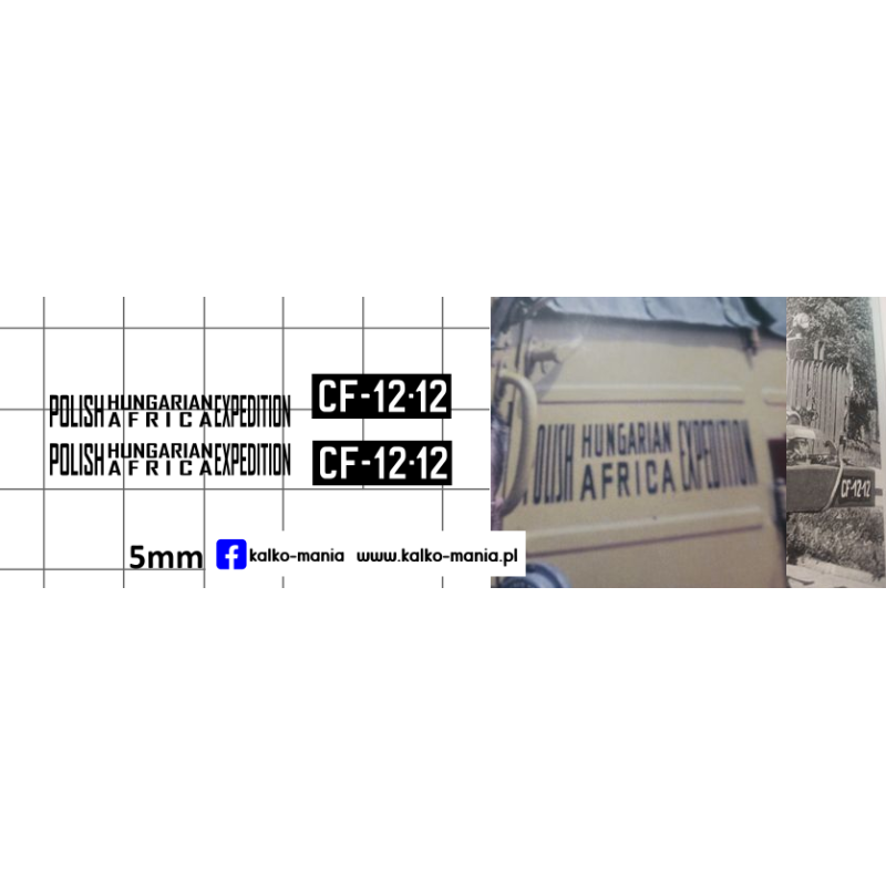 star 660 ekspedycja africa kalkomania 1:43