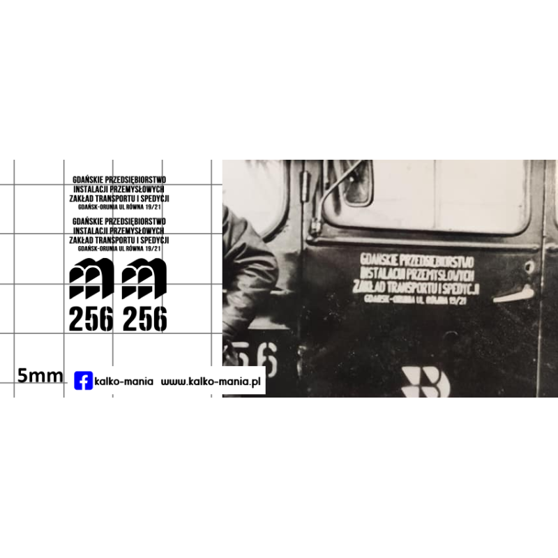 nysa przedsiebiorstwo instalacji przemyslowych gdansk kalkomania 1:43