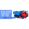 roman man diesel trans zwir kalkomania 1:43