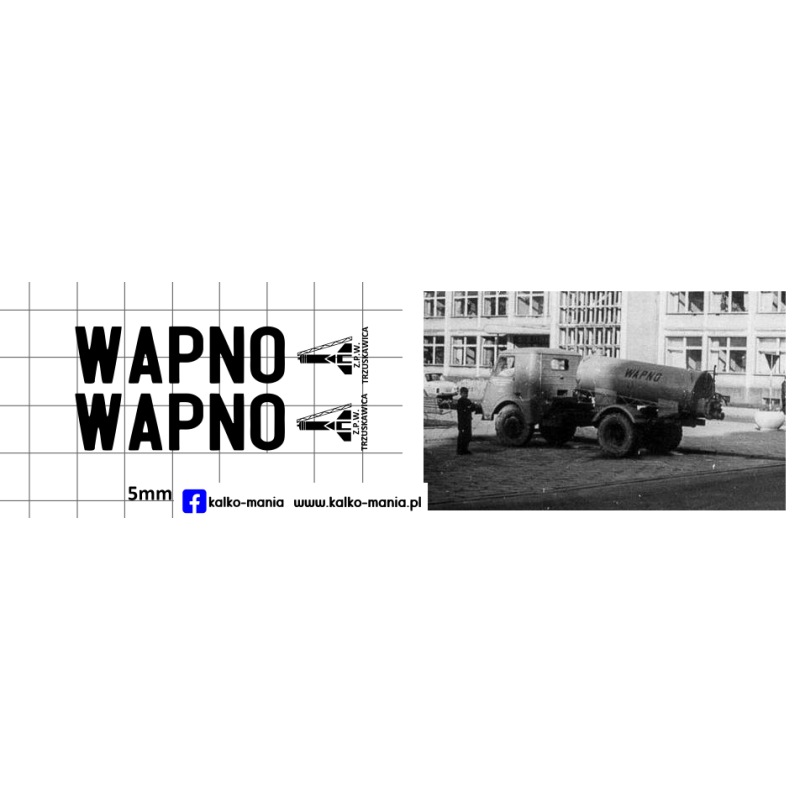 star 25 wapno zpw trzuskawica kalkomania 1:43