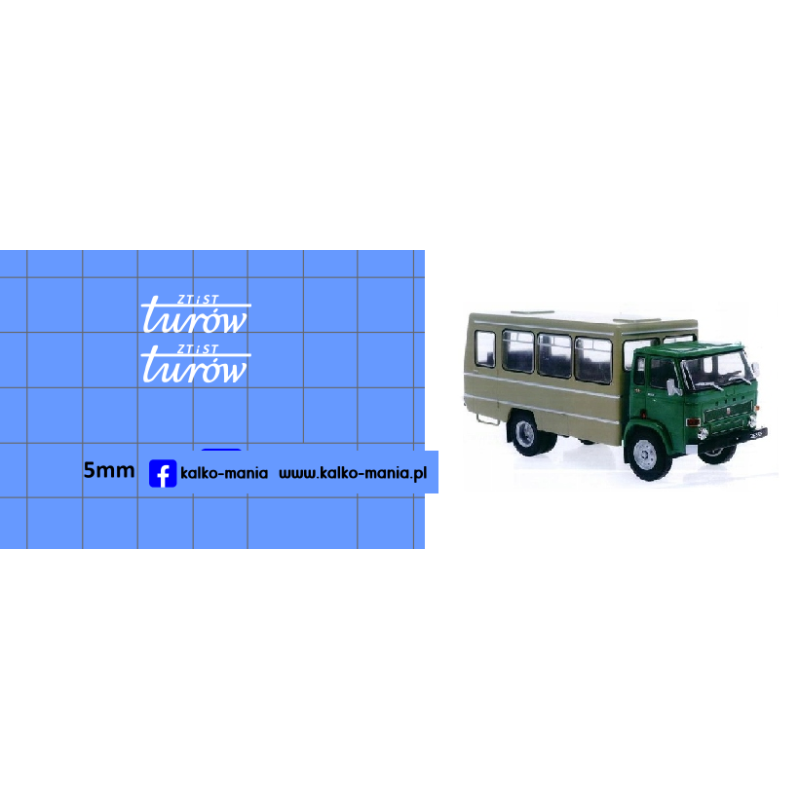 star osinobus kopalnia turow kalkomania 1:43