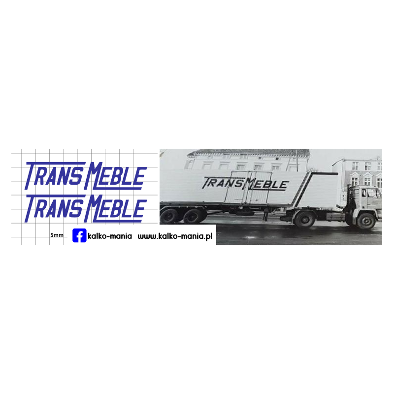 star trans meble kalkomania 1:43